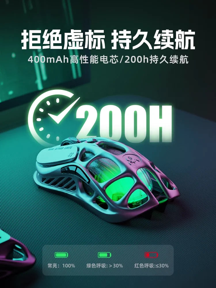 Gravastar M1 Gamer Mouse Magnesium Alloy Wireless Bluetooth Mouse Gravastar M2 With 4K receiver RGB Low Latency Gaming Mice