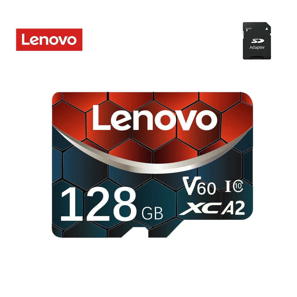 Lenovo 2TB 128GB 512GB Micro SDXC Micro TF SD SD Card A2 U3 160MB/s App Speed Samsung Galaxy Gaming Phone Free Shipping Adapter