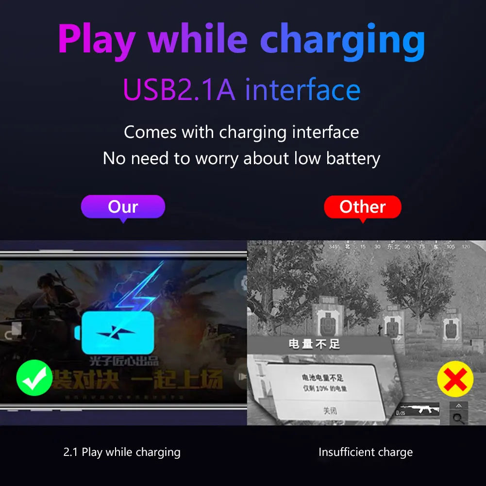 M1 Pro Keyboard Mouse Converter Portable Mobile Game Keyboard and Mouse Adapter BT5.0 Support for Tablet/Laptop/Mobile