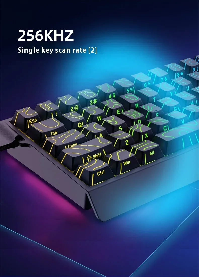 IROK Carotmas Mercury68 Magnetic Switch Gaming Keyboards RT0.004mm 68keys 8K Low Delay Custom Wired Mechanical Keyboard PC Gifts