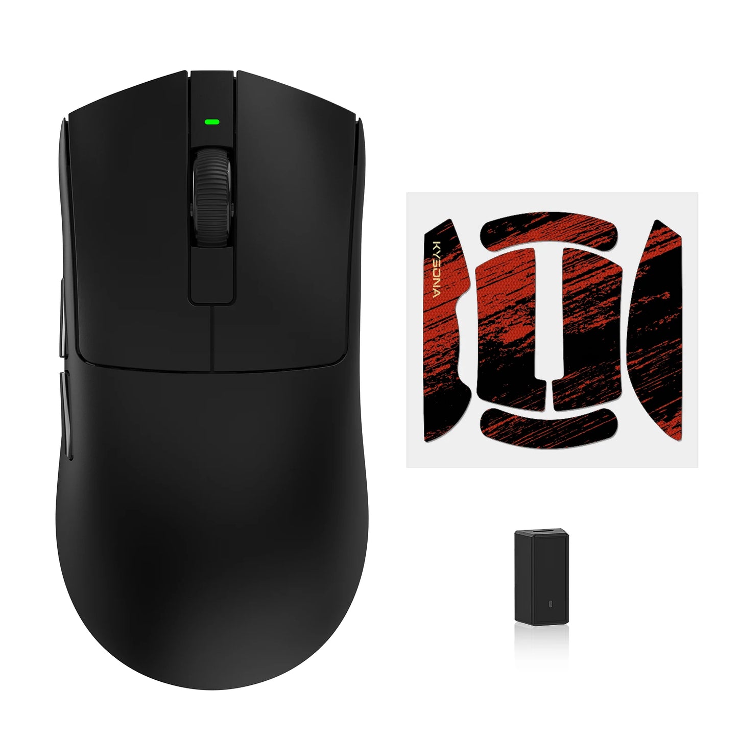 KYSONA Jupiter Wireless Gaming Mouse Bluetooth Mice PAW3950 Sensor 30000DPI 8khz Lightweight 46g For Big Hands PC Laptop Gamer