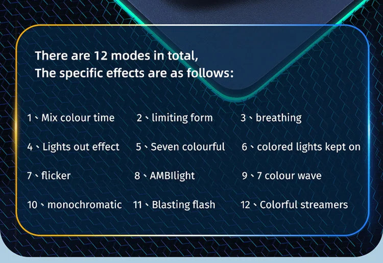 JOMAA 2.4G Wireless Bluetooth Mouse Rechargeable LED RGB Gaming Mouse for Computer Gamer Office 4000DPI