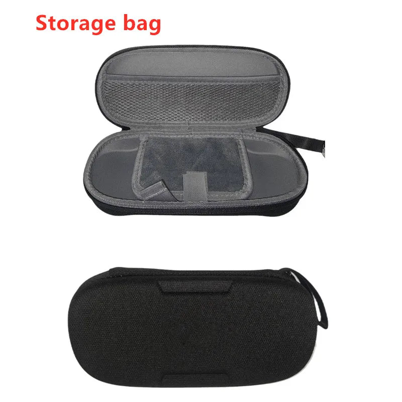 Large Capacity Storage Box Clear Tempered Film for Retroid Pocket 5 Gaming Console Pouch Carrying Bag Shockproof Protective Case