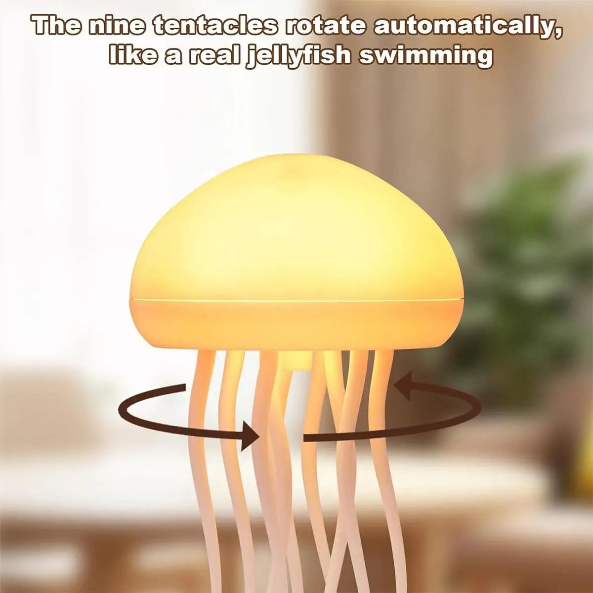 Jellyfish Night Light Creative Lighthouse Ambient Cartoon Rgb Gradient Cute Usb Decorative Lights Holiday Decoration Hanging 3d