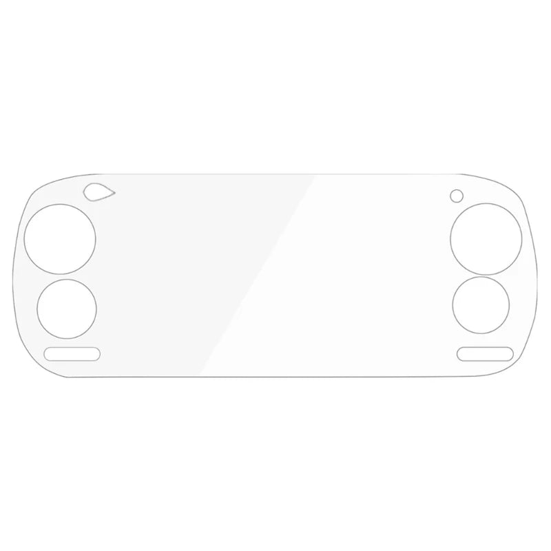Large Capacity Storage Box Clear Tempered Film for Retroid Pocket 5 Gaming Console Pouch Carrying Bag Shockproof Protective Case