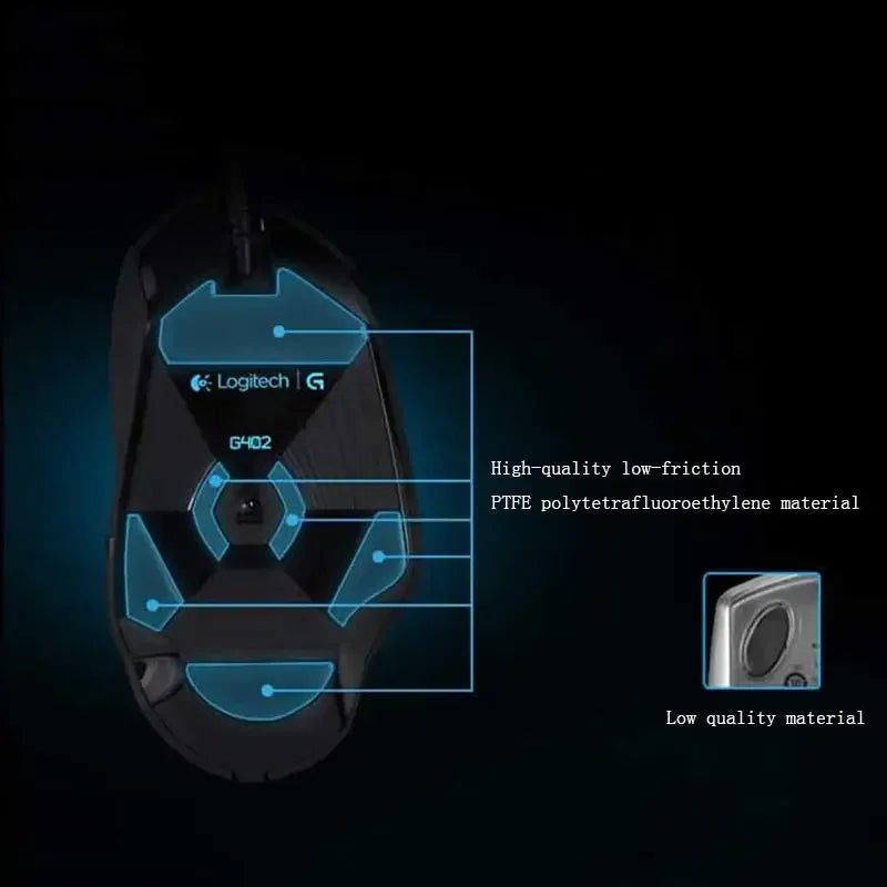 Logitech G402 Wired E-sports Mouse Professional New Lightweight Gaming Computer Peripherals Csgo Redragon Logitech Mouse Gamer