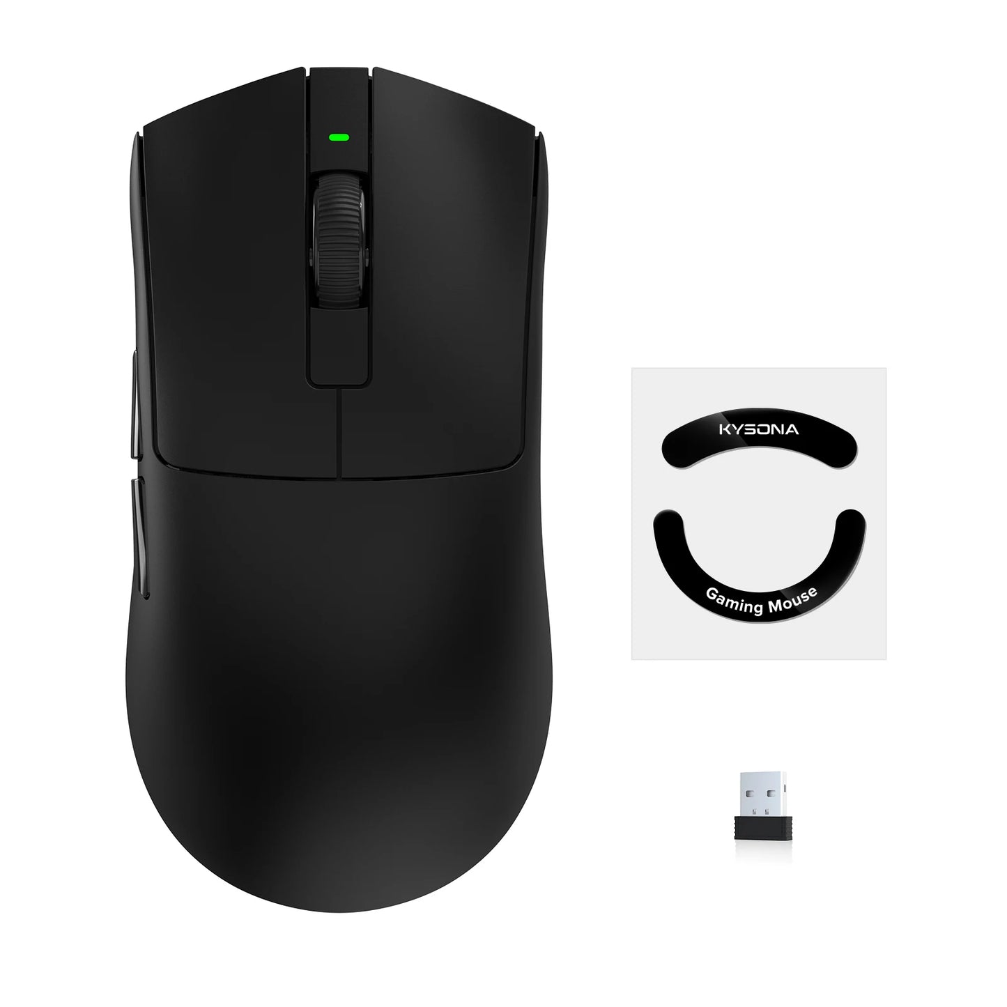 KYSONA Jupiter Wireless Gaming Mouse Bluetooth Mice PAW3950 Sensor 30000DPI 8khz Lightweight 46g For Big Hands PC Laptop Gamer
