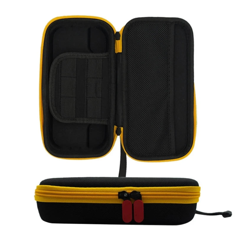 Large Capacity Storage Box Clear Tempered Film for Retroid Pocket 5 Gaming Console Pouch Carrying Bag Shockproof Protective Case