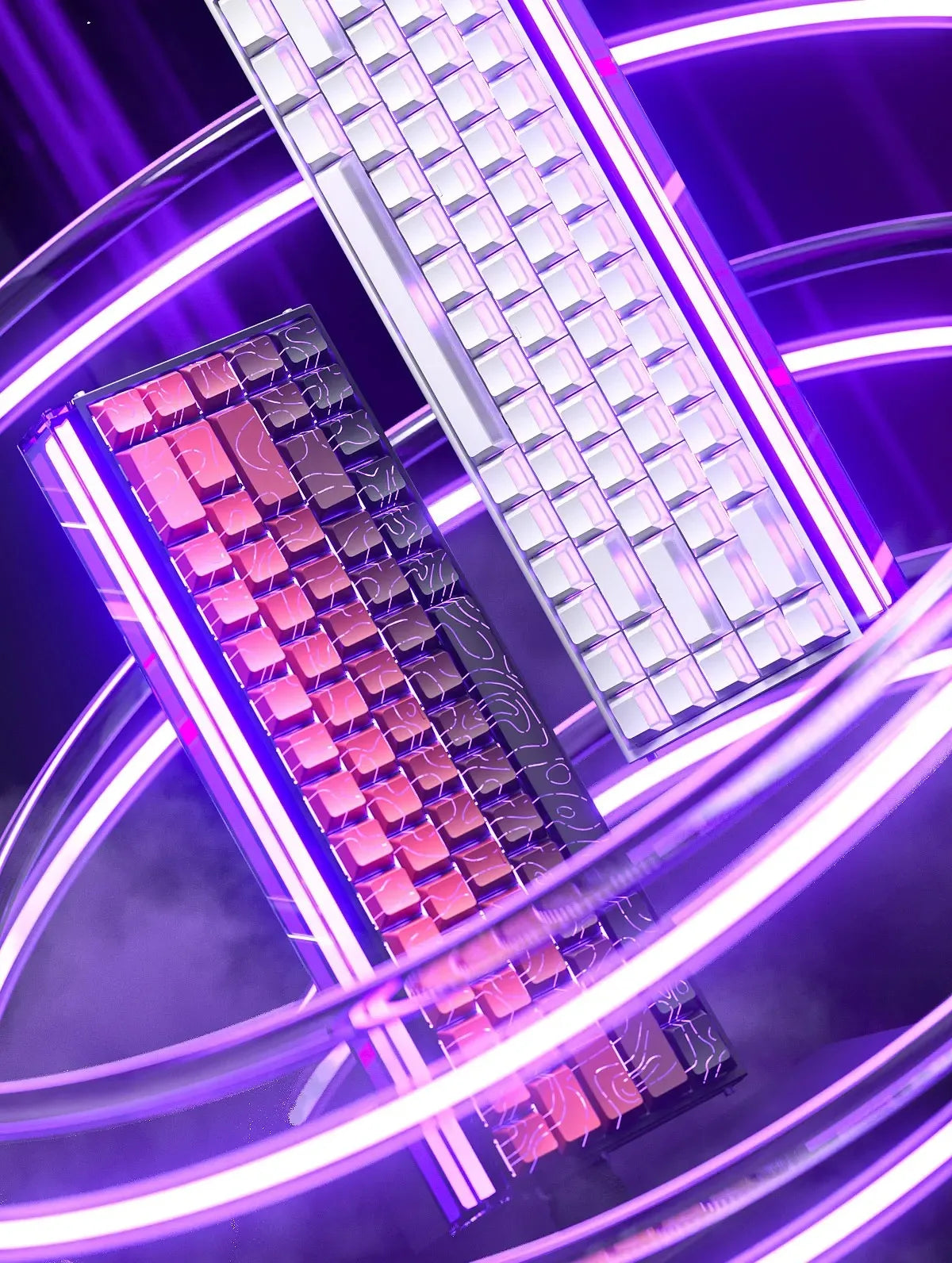 AULA HERO 68HE Magnetic Switch Keyboard RGB Gaming Mechanical Keyboard Rapid Trigger 8K Return Wired Esports Custom Keyboard