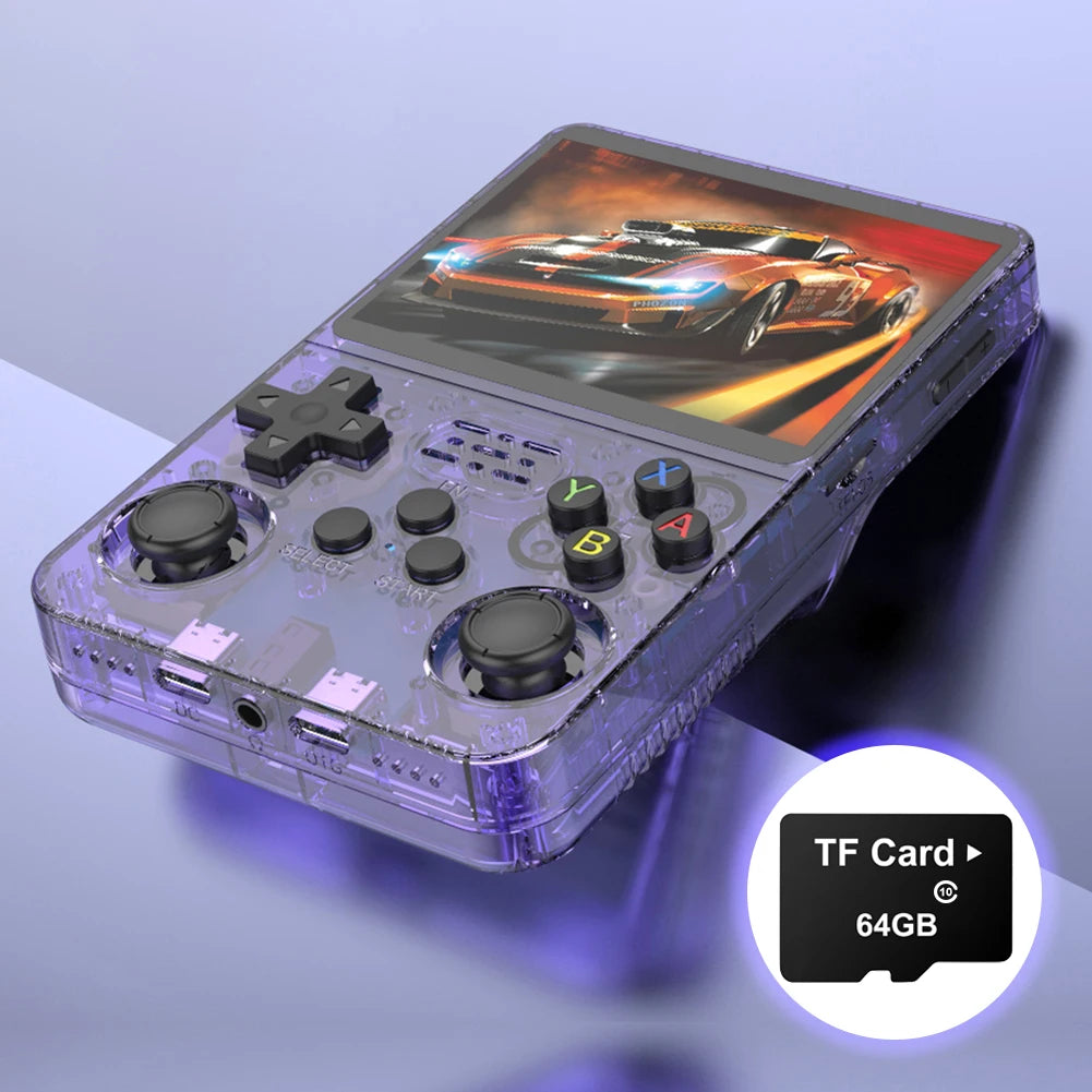 64G Memory Card Built-in 15000+ Game Gaming Memory Card Video Game Memory Card for R36S Handheld Game Console