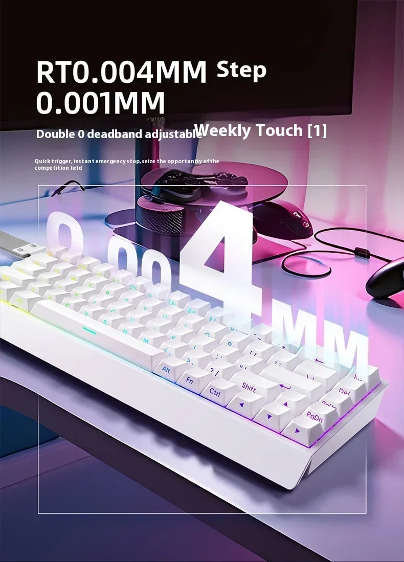 IROK Carotmas Mercury68 Magnetic Switch Gaming Keyboards RT0.004mm 68keys 8K Low Delay Custom Wired Mechanical Keyboard PC Gifts