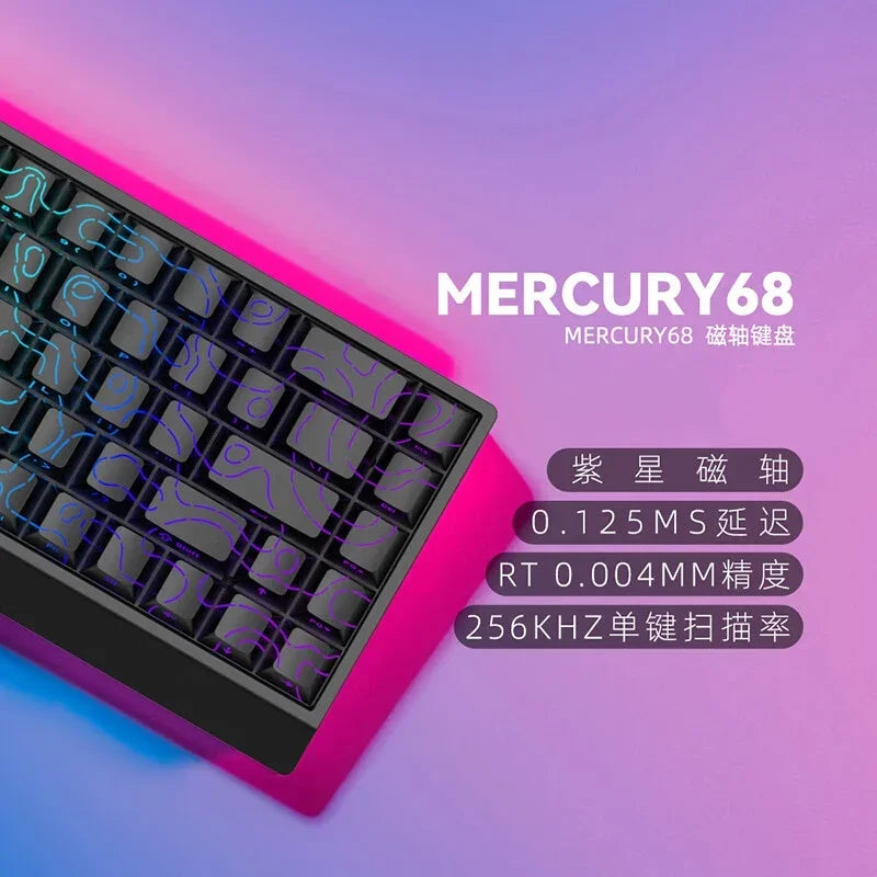 IROK Carotmas Mercury68 Magnetic Switch Gaming Keyboards RT0.004mm 68keys 8K Low Delay Custom Wired Mechanical Keyboard PC Gifts