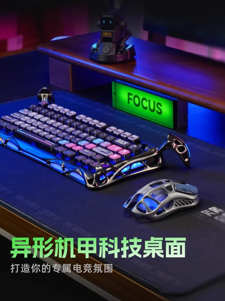 Gravastar M1 Gamer Mouse Magnesium Alloy Wireless Bluetooth Mouse Gravastar M2 With 4K receiver RGB Low Latency Gaming Mice