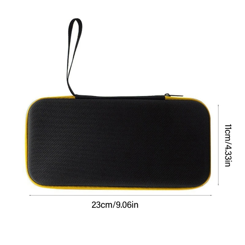 Large Capacity Storage Box Clear Tempered Film for Retroid Pocket 5 Gaming Console Pouch Carrying Bag Shockproof Protective Case