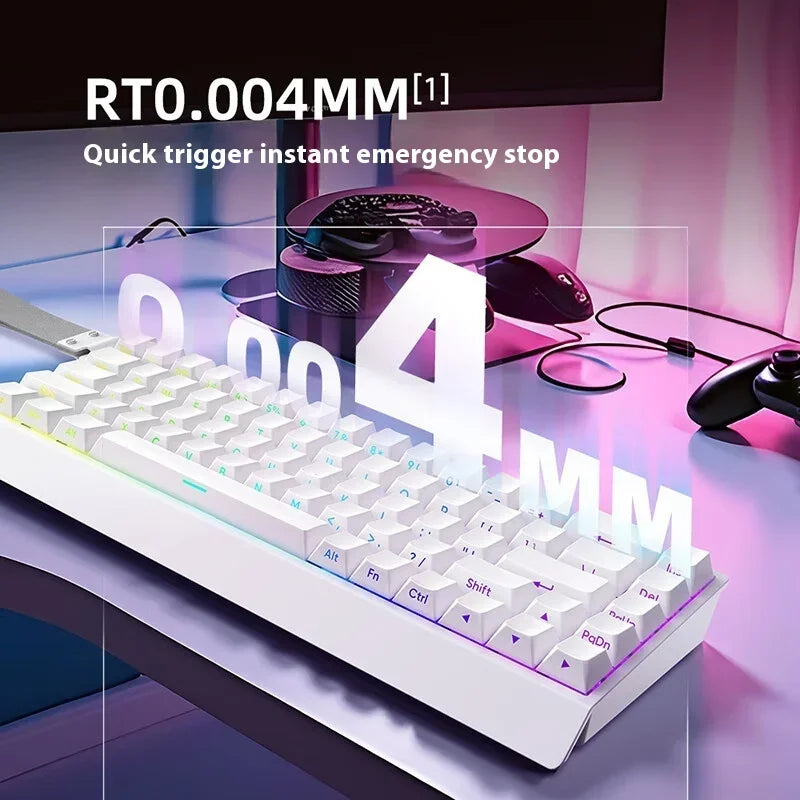 IROK Carotmas Mercury68 Magnetic Switch Gaming Keyboards RT0.004mm 68keys 8K Low Delay Custom Wired Mechanical Keyboard PC Gifts