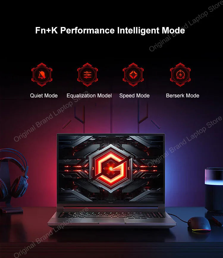 2024 Xiaomi Redmi G Pro Gaming Laptop 16 Inch 2.5K 240Hz E-Sports Screen Netbook i9-14900HX 16GB 1TB RTX4060 Gaming Notebook PC