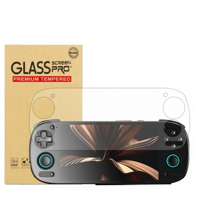 Large Capacity Storage Box Clear Tempered Film for Retroid Pocket 5 Gaming Console Pouch Carrying Bag Shockproof Protective Case
