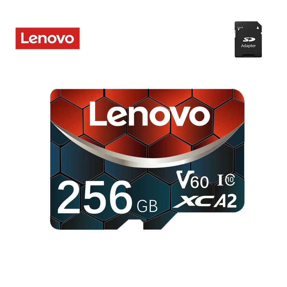 Lenovo 2TB 128GB 512GB Micro SDXC Micro TF SD SD Card A2 U3 160MB/s App Speed Samsung Galaxy Gaming Phone Free Shipping Adapter