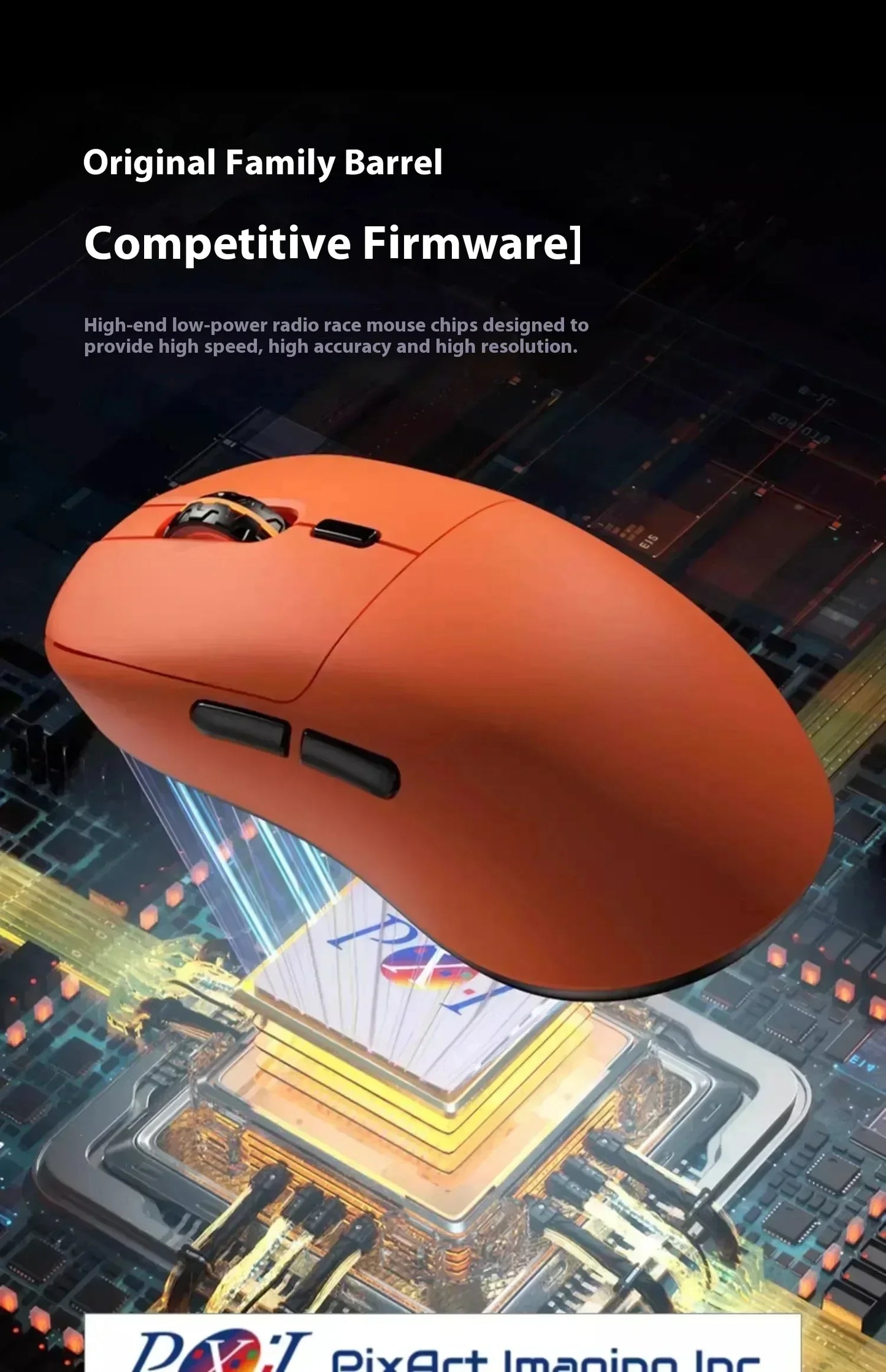 Incott Ghero Pro Gaming Mouse G24/G23 Wireless Mouse 3 mode 2.4G Bluetooth Lightweight PAW3395 Mice customize G24 pro Mouse Gift