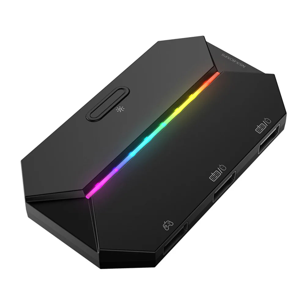 M1 Pro Keyboard Mouse Converter Portable Mobile Game Keyboard and Mouse Adapter BT5.0 Support for Tablet/Laptop/Mobile