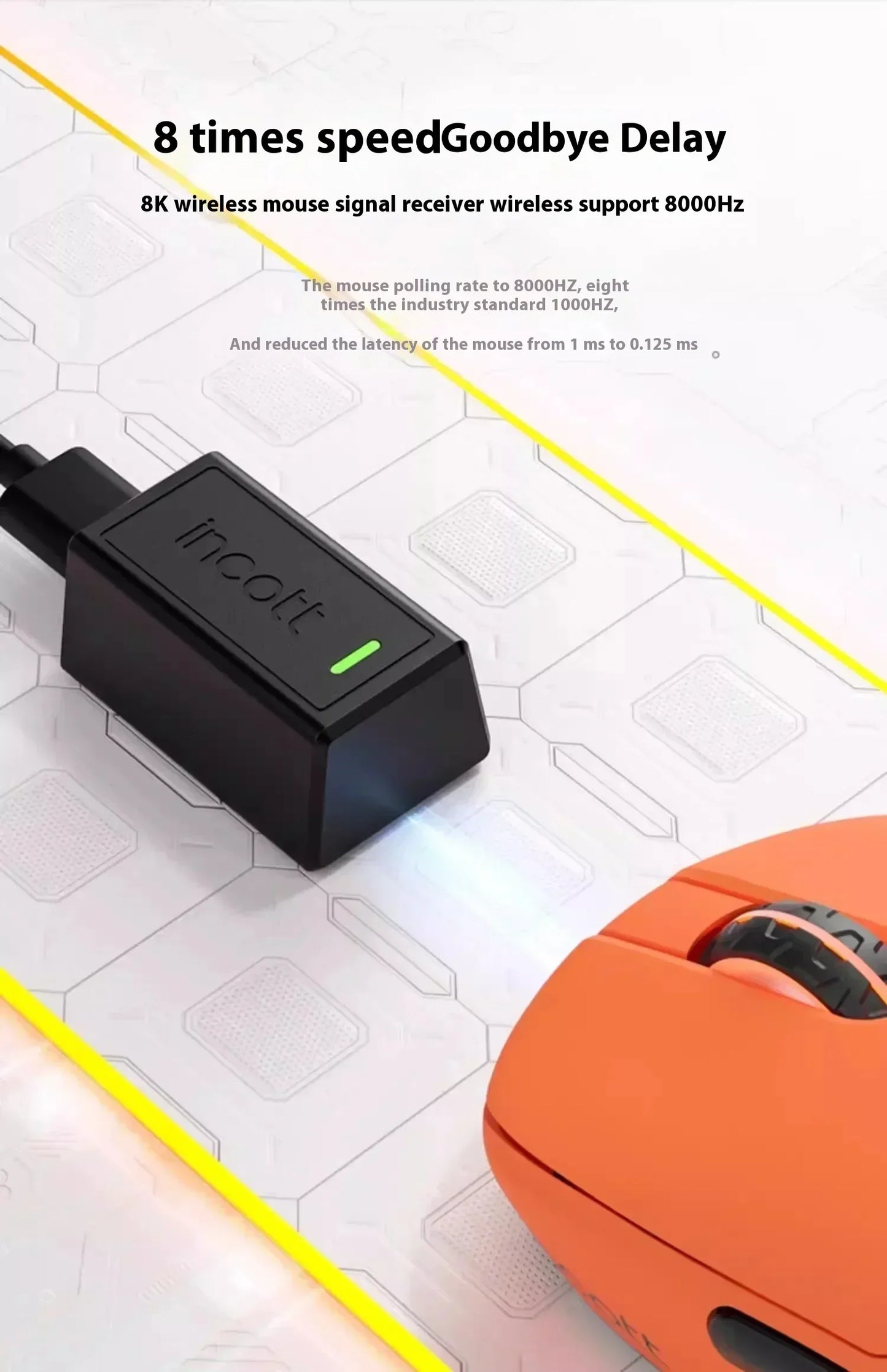 Incott Ghero Pro Gaming Mouse G24/G23 Wireless Mouse 3 mode 2.4G Bluetooth Lightweight PAW3395 Mice customize G24 pro Mouse Gift