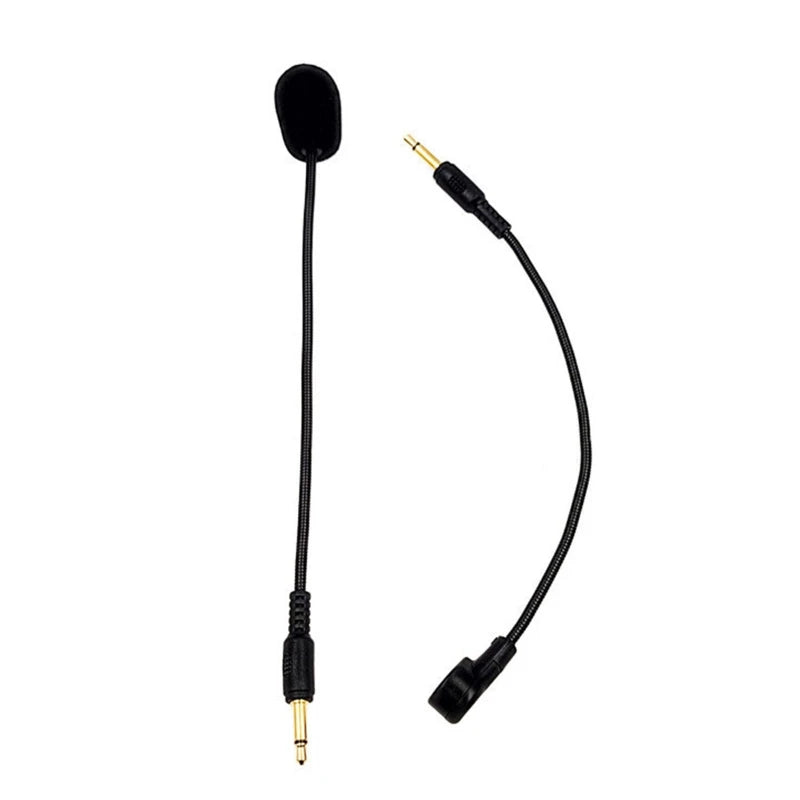 Universal 3.5mm Plug Replacement Noise Reduction Microphone Gaming Headset Bendable Microphone Accessories Props