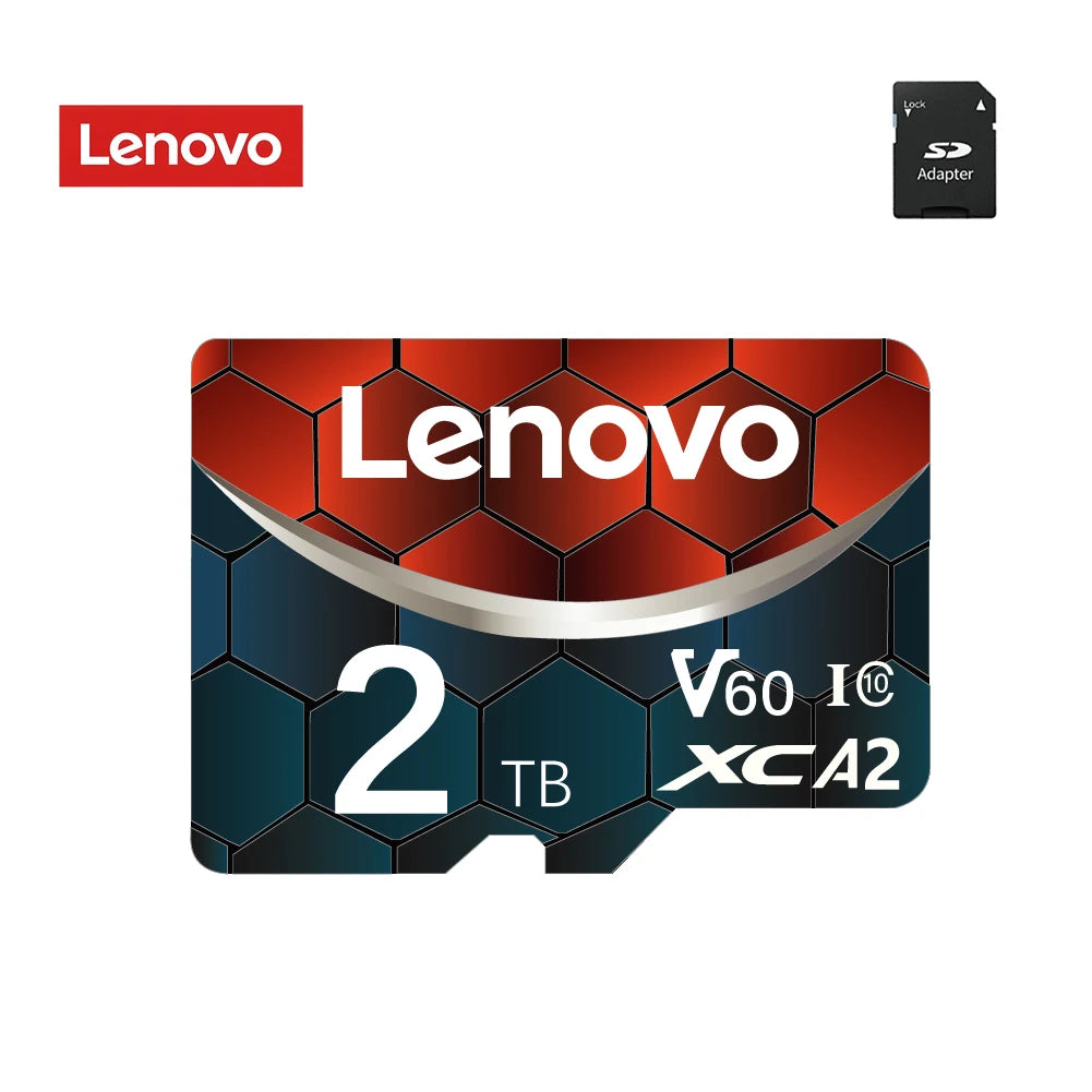 Lenovo 2TB 128GB 512GB Micro SDXC Micro TF SD SD Card A2 U3 160MB/s App Speed Samsung Galaxy Gaming Phone Free Shipping Adapter