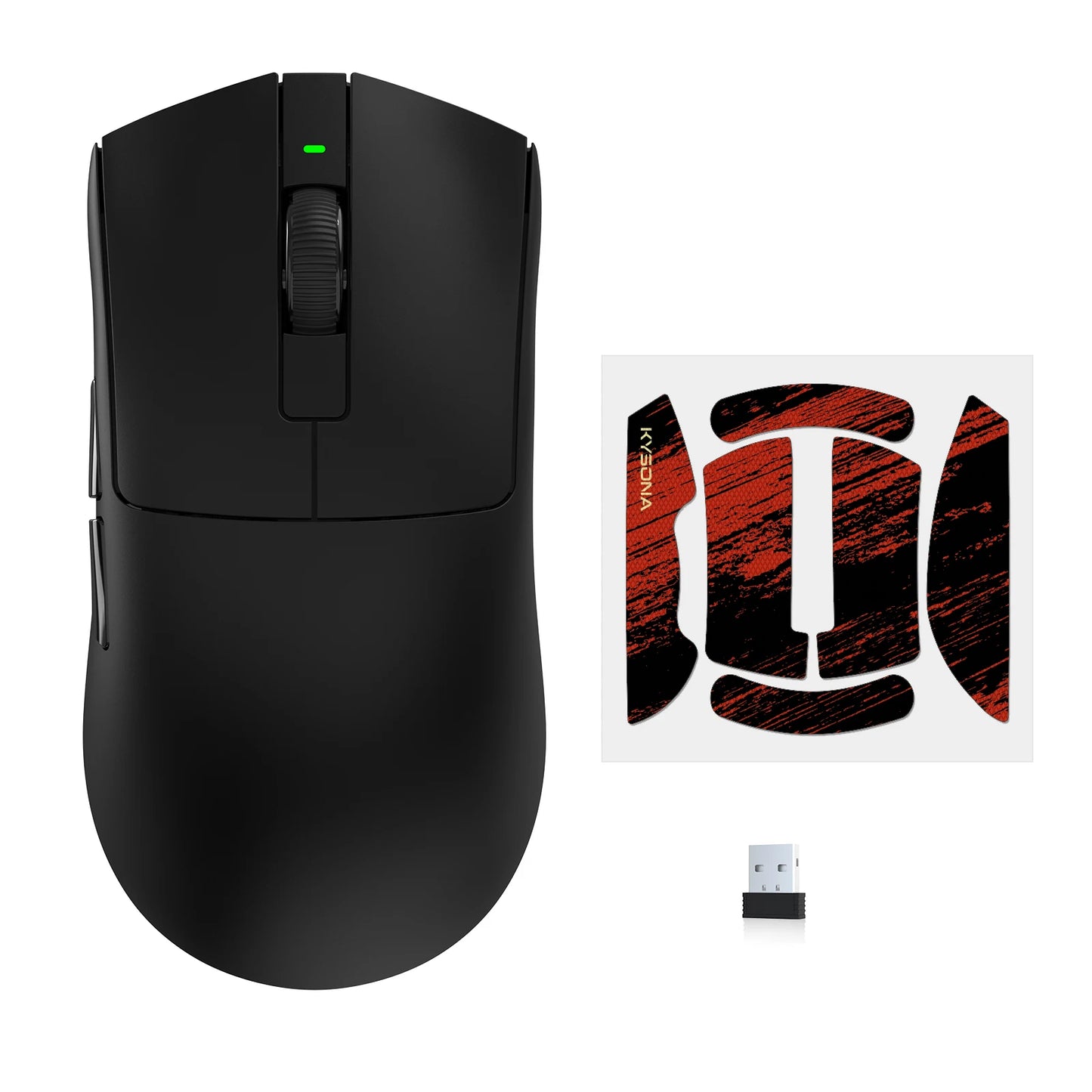 KYSONA Jupiter Wireless Gaming Mouse Bluetooth Mice PAW3950 Sensor 30000DPI 8khz Lightweight 46g For Big Hands PC Laptop Gamer