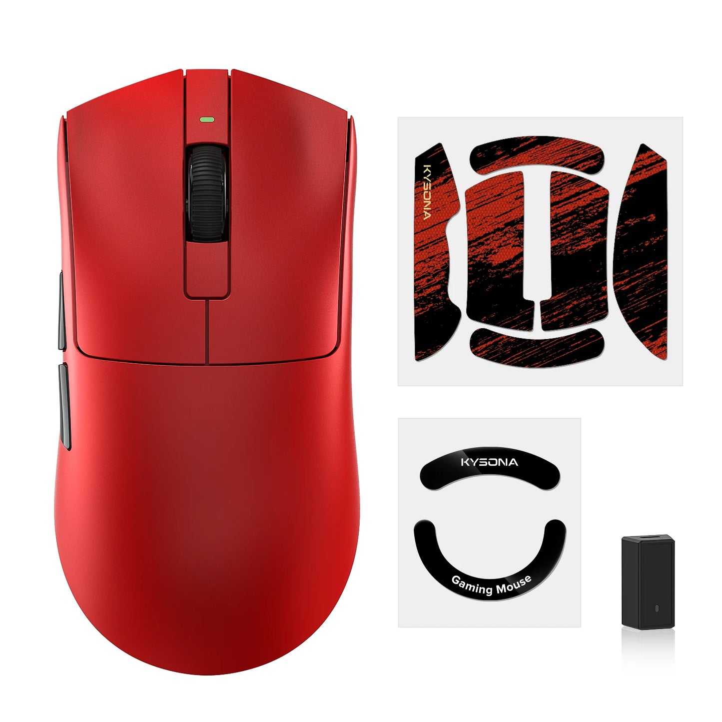 KYSONA Jupiter Wireless Gaming Mouse Bluetooth Mice PAW3950 Sensor 30000DPI 8khz Lightweight 46g For Big Hands PC Laptop Gamer
