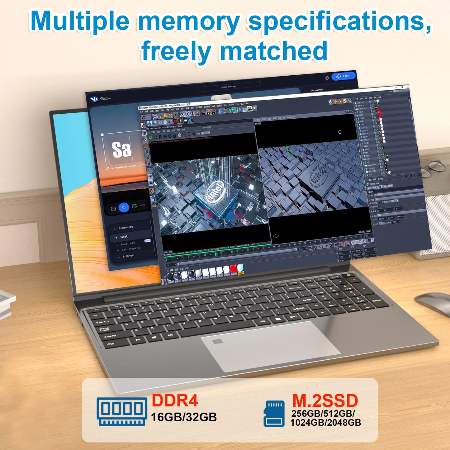 15.6 inch Intel Core i7 6500U Windows 11 Pro Laptop Computer 16GB DDR4 512GB 1TB SSD Portable Notebook PC Gamer Gaming Laptops