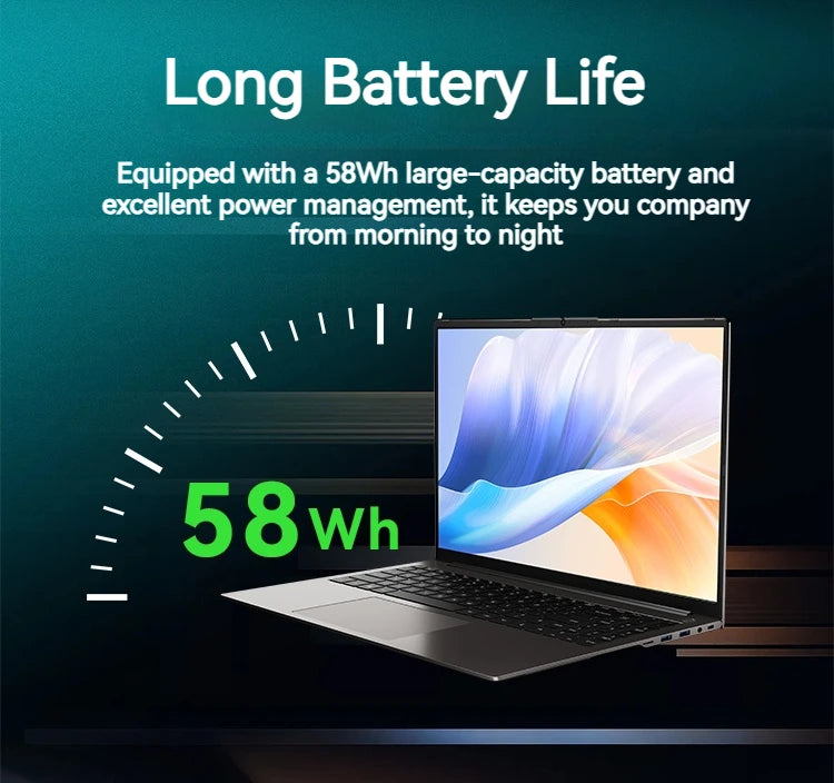 FIREBAT U6B 16 Inch AMD Radeon 780M  Ryzen7 8745HS DDR5 120Hz 2.5K Wifi6 BT5.1 16GB 512GB Gaming Gamer Bussiness Notebook Laptop