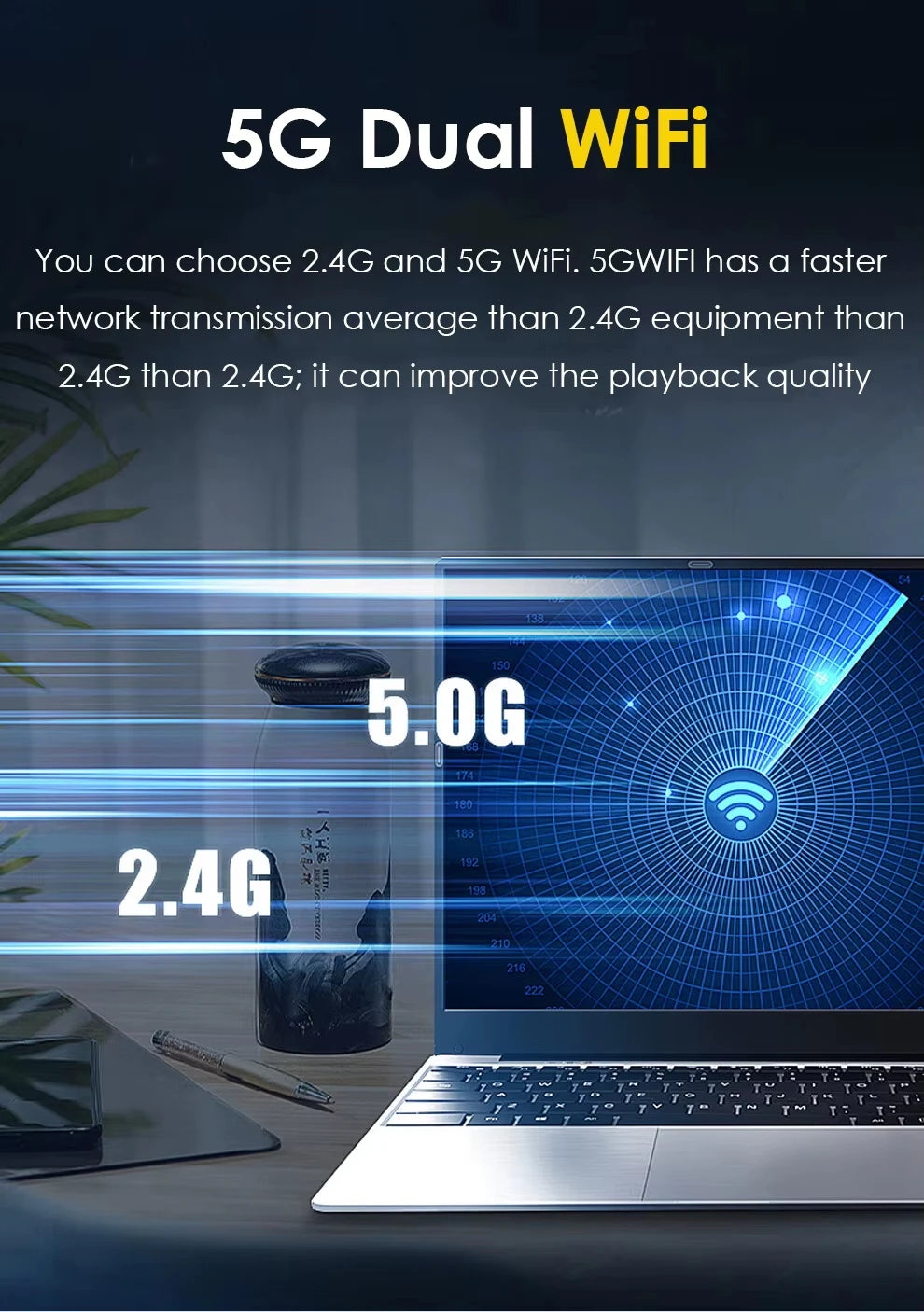 15.6" Intel Core i7 8500Y Laptop Computer PC Windows 11 Pro 16GB DDR4 1TB SSD i7 Laptops Office Fingerprint Unlock Notebook PC