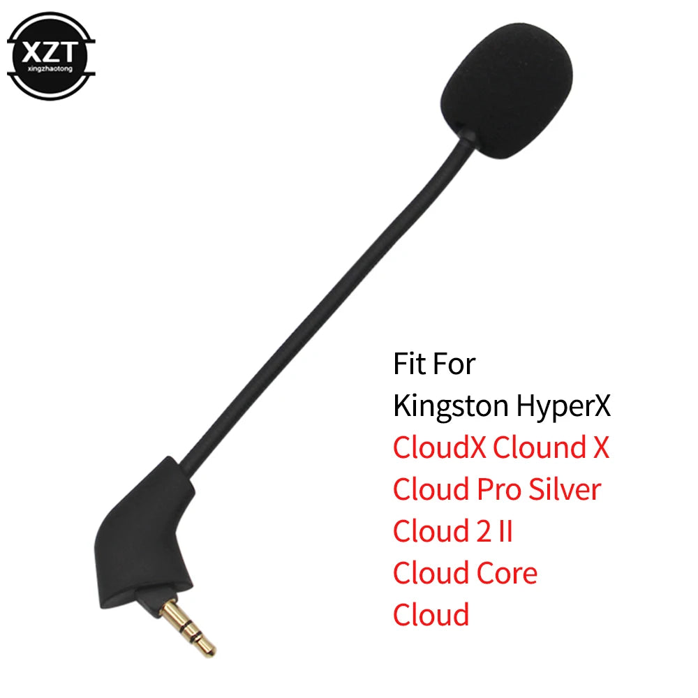 3.5mm Headphone Microphone for Kingston HYPERX Cloud Alpha Revolver S Cloud 2 II Core Accessories gaming Headsets mic microphone