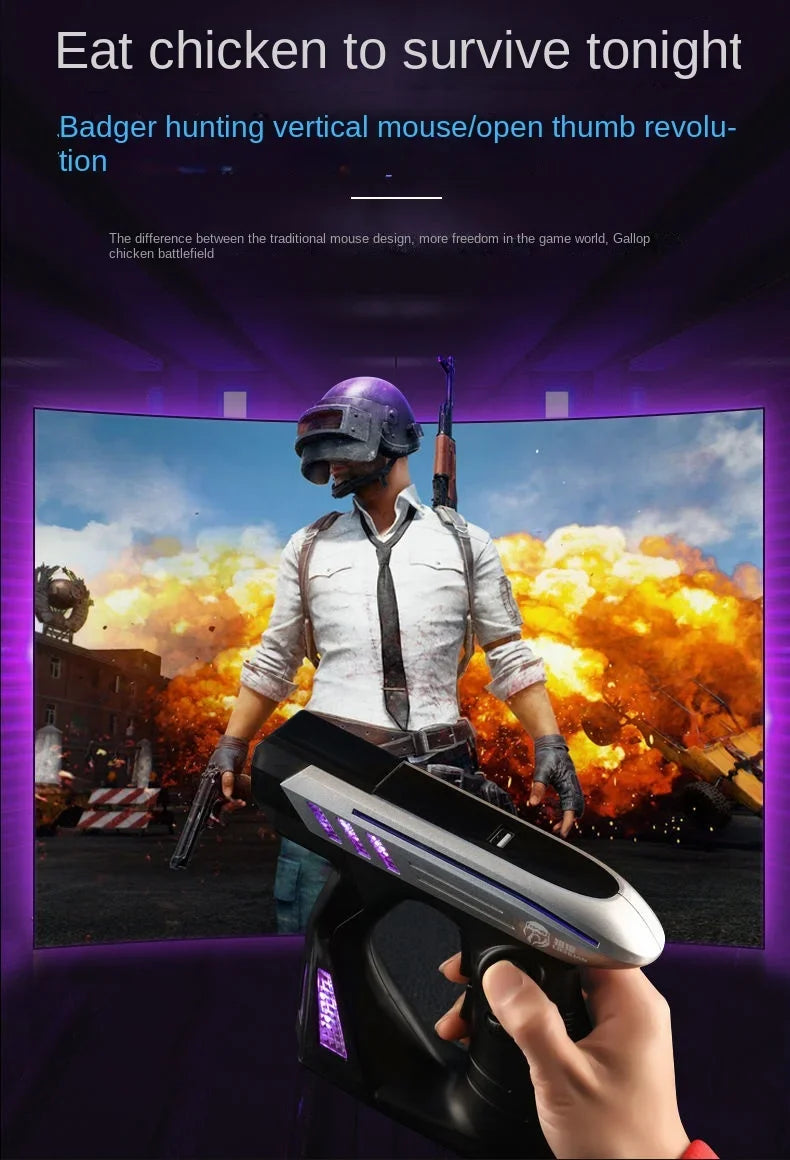 Vertical Mouse Game Ergonomic E-sports Gaming Shooting Mouse Personalized Mouse 3d Competitive Three-dimensional Special-shaped