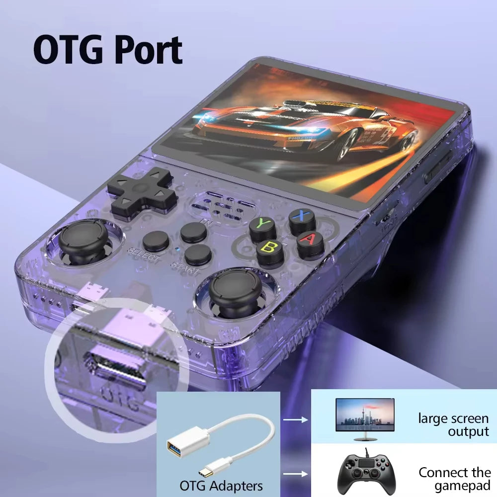 R36S Retro Handheld Console 3.5" IPS 640x480 Double Lever R/L Keys Open Source TF Arkos HD Gaming Classic Game Lovers' Pick