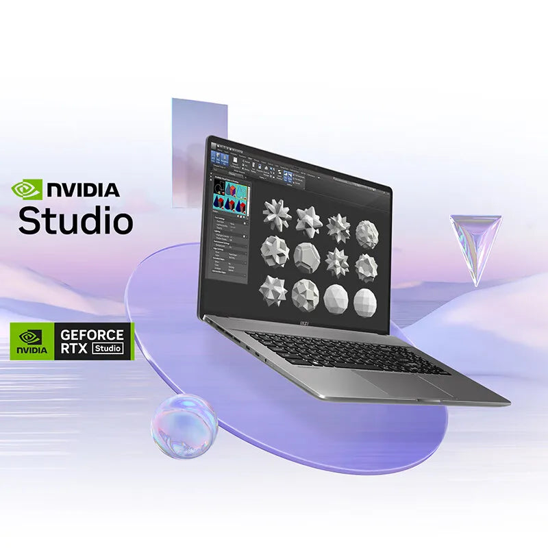 MSI Creator Z17HX Studio Laptop 17 Inch 2.5K 165Hz IPS TouchScreen Notebook i9-13980HX 32GB 2T RTX4070 Gaming Computer Ultrabook