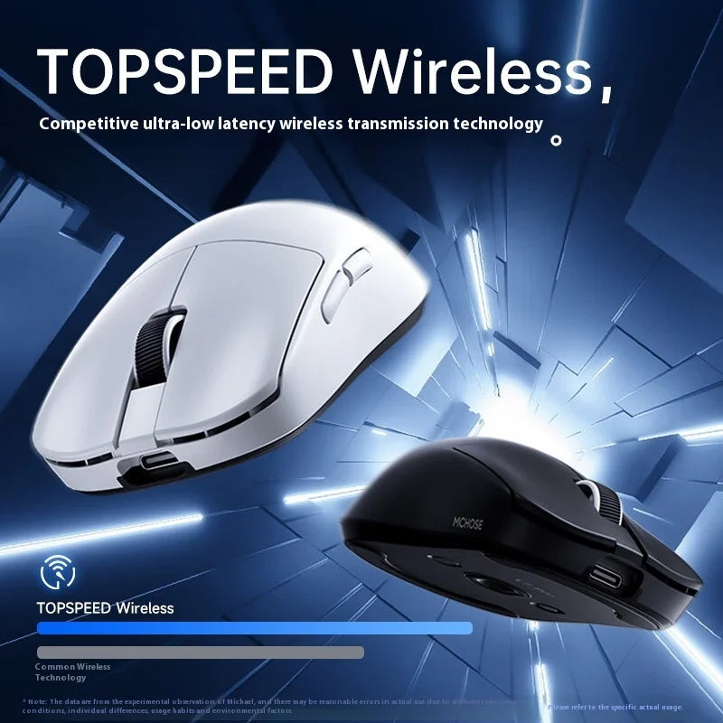 Official MCHOSE L7 Ultra Wireless Gaming Mouse PAW3950 E-Sport Sensor Realtek Flagship Master TOPSPEED 8K Polling Rate 39g Mice