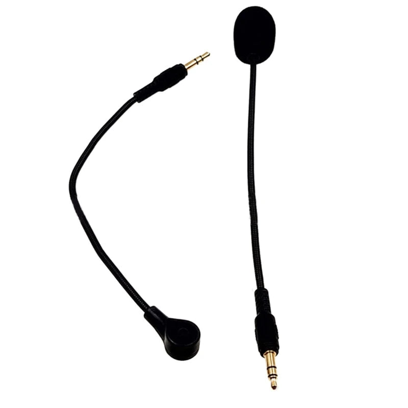 Universal 3.5mm Plug Replacement Noise Reduction Microphone Gaming Headset Bendable Microphone Accessories Props