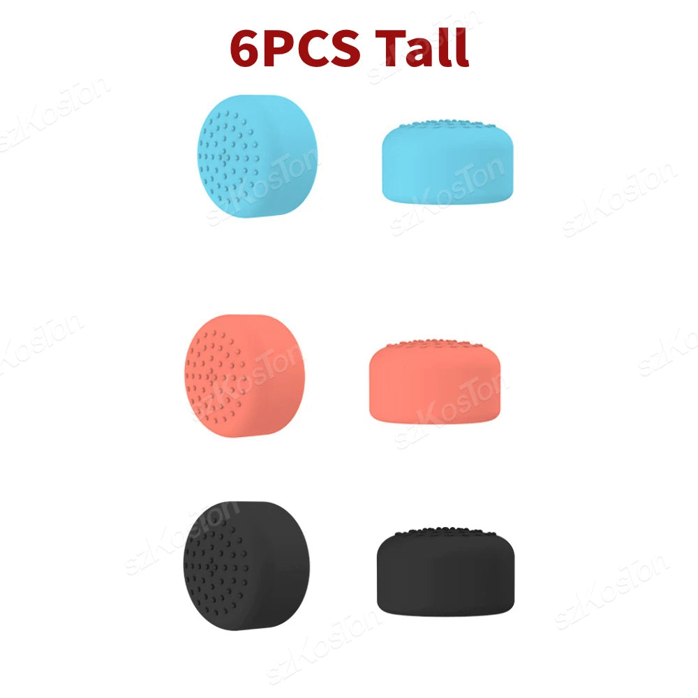 for Nintendo Switch 2 Thumb Grips Anti-Slip Silicone Joystick Caps 3Size Heights Ergonomic Design for Switch2 Gaming Accessories