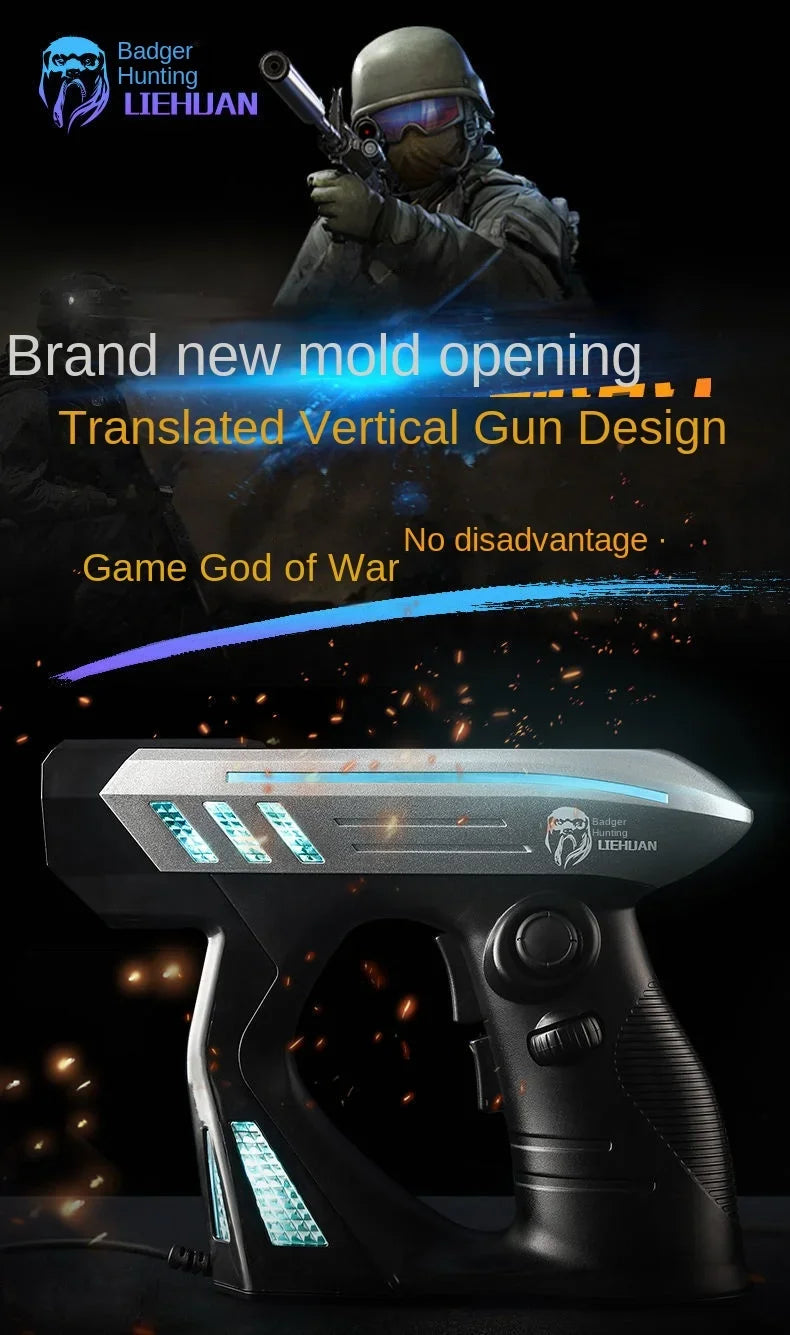 Vertical Mouse Game Ergonomic E-sports Gaming Shooting Mouse Personalized Mouse 3d Competitive Three-dimensional Special-shaped