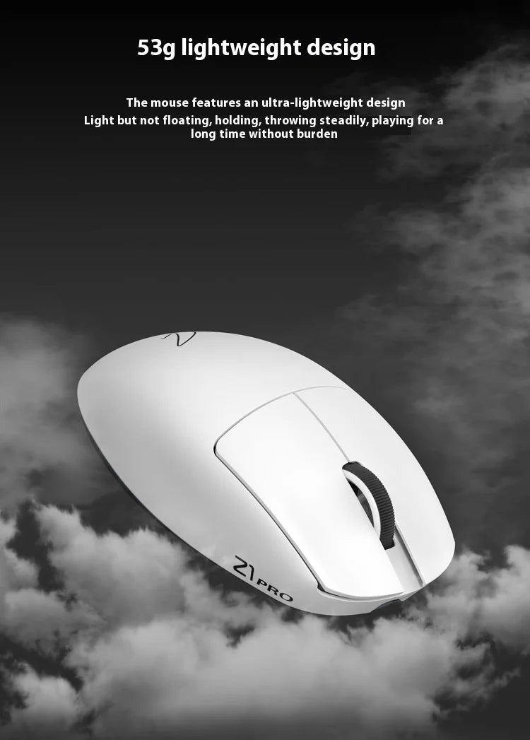 Zaopin ZPW Z1 pro Esports Gaming Mouse Lightweight 2.4g Wireless Three-Mode Paw3395/3950 Low Latency Computer Peripheral Gift