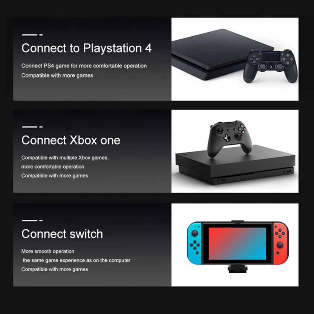 G6L Gaming Keyboard Mouse Converter Portable Wired Mobile Controller Adapter for Nintend Switch Xbox One PS3 PS4 Game Console