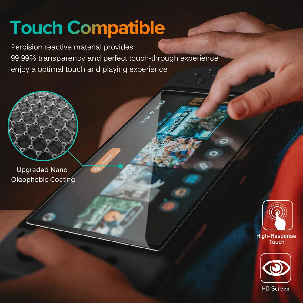 Tempered Glass Protector For Nintendo Switch 2 2025 Accessories Screen Protector For Nintendo Switch 2 With Joystick Cap