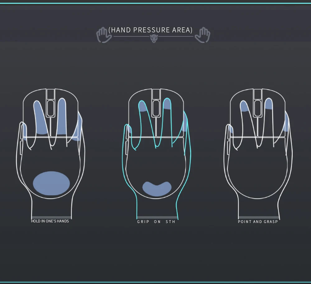 Darmoshark Gaming Mouse X6-MAX PAW3950 Wireless Dual-Mode 8k Motospeed Mouse 30000DPI Lightweight Macro Game Mice For PC Laptop