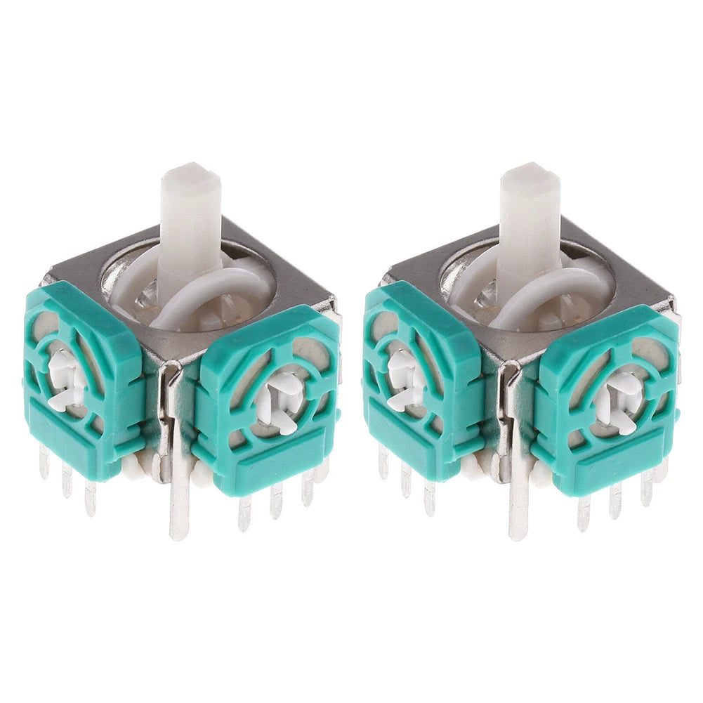 2pcs 3D Analog Rocker Joystick Axis Sensor Module Potentiometers Thumb Stick Replacement Parts for Nintend NGC Gamecube