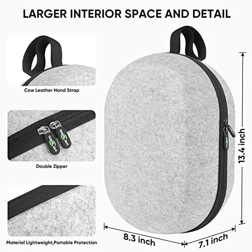 Carrying Case Compatible with Playstation VR2 Gaming Headset and Touch Controllers Accessories Suitable for Travel and Storage