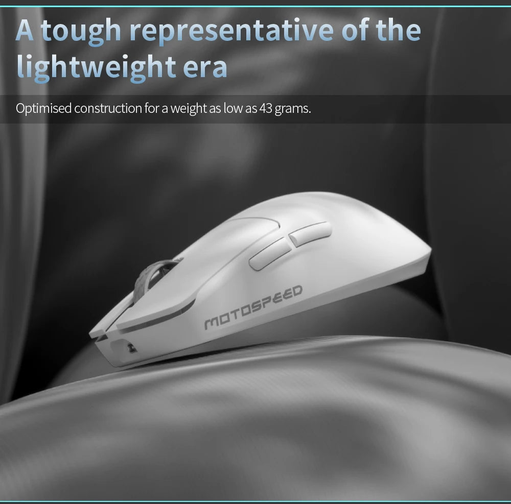Darmoshark Gaming Mouse X6-MAX PAW3950 Wireless Dual-Mode 8k Motospeed Mouse 30000DPI Lightweight Macro Game Mice For PC Laptop