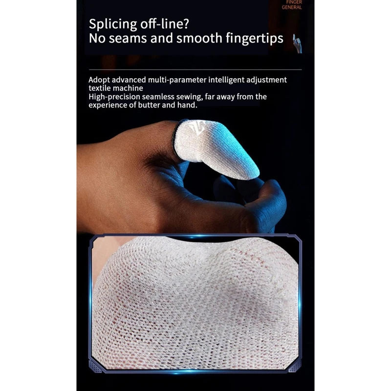 Gaming Finger Sleeve for PUBG Fingertip Cover Breathable Thumb Gloves