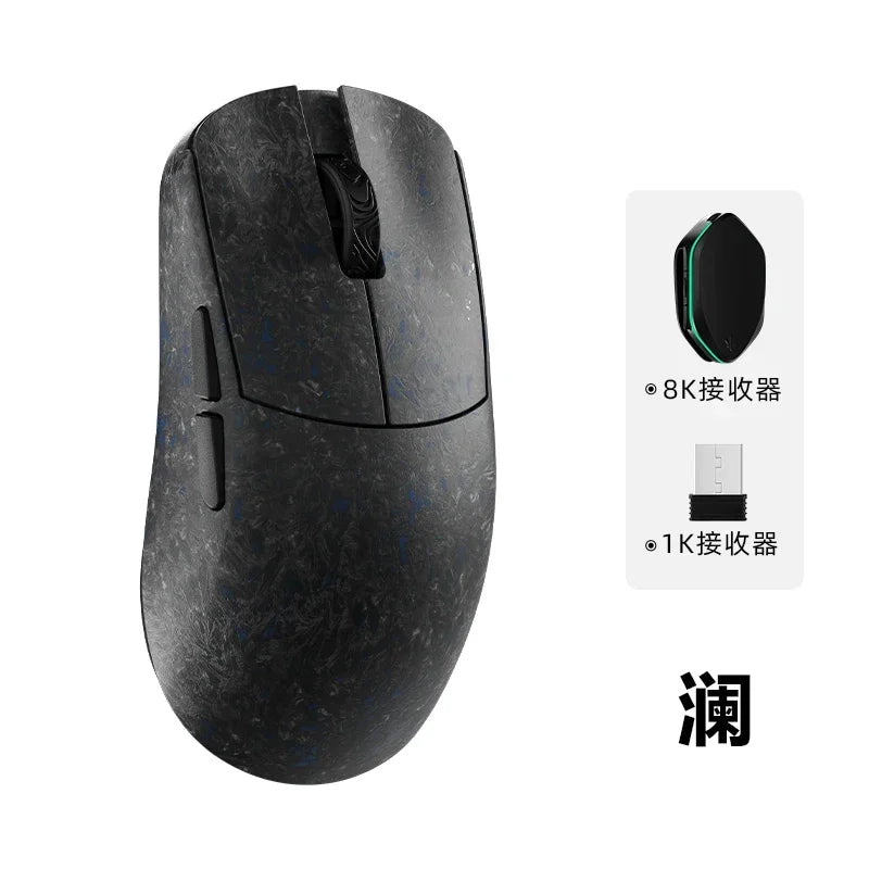 WLMOUSE Ying Forged Carbon Brazing Wireless Mouse Gaming Mouse PAW3950HS 8000HZ 2.4G Gaming Mouse Custom PC e-sports games TTC