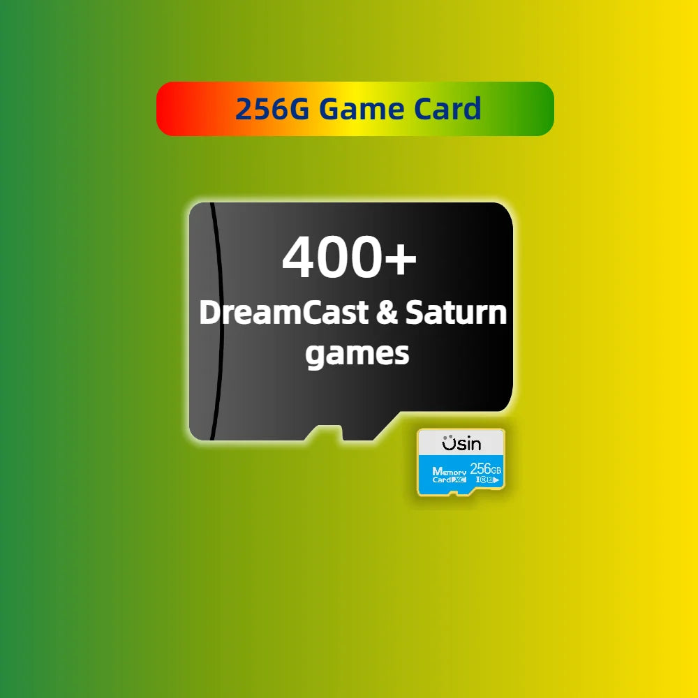Game Card For Anbernic RG406H RG556 RGCUBE Retro Games PS2 PSP PS1 Android portable Handheld Gaming TF SD Memory H-Speed 256G